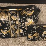 Vera Bradley  Retired Yellow Bird Cross Body Or Shoulder Purse And Wallet Photo 4