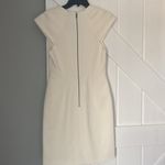 Alice + Olivia  Kiro Pleated Midi Dress Ivory , size 6, $495 Photo 4