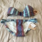 Eidon  Surf bandeau bikini size small top xsmall bottoms Photo 0