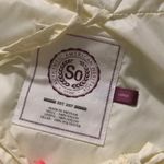 Sonoma SO large marshmallow style puffer vest pink zipper Photo 9