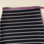 Charlotte Russe Dark Navy Double-Striped Knee Length Pencil Skirt NWT Size M Photo 5