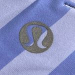 Lululemon Energy Blue Striped Sleeveless Athletic Yoga Gym Sports Bra Tank Top 2 Photo 3