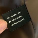 Avanti  brown jacket size small leather Photo 5