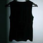 J.Crew  0 Sleeveless Black Velvet Side Zip Top Photo 2