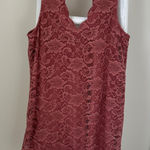 Francesca's Collections Lace Mini Dress in Dusty Rose Size XS Photo 0
