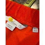Boden Orange Terry Cloth Sleeveless Romper Size 2 Photo 4