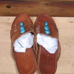 Aerosoles AEROLSOLES Womens 9 Brown Jeweled Slip On Heeled Sandals Shoes Photo 6