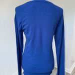 American Eagle  Blue Thermal Shirt Men’s S Long Sleeve Eagle Graphic Athletic Fit  Photo 2