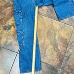 Women’s Pocket Cargo Denim Jeans Small Blue Photo 3