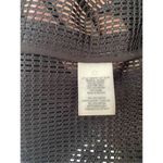 Elie Tahari  Black Fish Net Open Front Belted Cardigan Sz S Photo 10