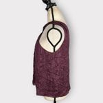 Frame  Draped Textured 100% Silk Halter Top in Cabernet Women's Size Medium NWT Photo 3