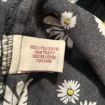 Vintage Y2K Slip Dress Black White Daisy Print Adjustable Strap Scoop Neck Mini Size XL Photo 7