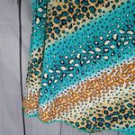 Swimmart Stylish Multicolor Animal Print Women's Bathing Suit Blue Size XXL Photo 3