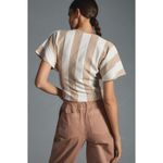 Anthropologie  Bishop + Young Twist-Front Top Sand Color Size XS Photo 1