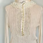 Elie Tahari  Bergdorf Goodman Blouse Sz  Small Victorian Coquette Fairy Cottage Photo 5