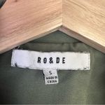 Ro & De  Anthropologie Cargo Vest‎ Full Zip Jacket Olive Green Womens Size Small Photo 9