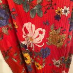 ASOS  Pleated‎ Cami Maxi Dress Red Floral Print Photo 2