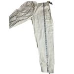 Magaschoni Womens Linen Utility Cargo Pockets Elastic Waist Drawstring Pants Photo 11