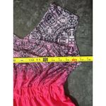 Live & Let Live Size Small Maxi Dress Pink Ombré Stretch V Photo 3