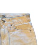 J.Crew | White Denim Distressed Frayed Hem 100% Cotton Jean Mini Skirt Size 25 Photo 3