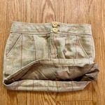 Fossil  Tan Plaid Wool Blend Tweed Mini Skirt Womens 4 Photo 6