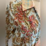 Soft Surroundings  Floral Patchwork Button-Up Shirt Photo 1