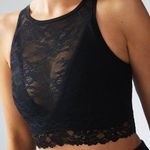 Savage X Fenty sport LACE RACE HIGH-NECK SPORTS BRA XS NWT BLACK Photo 0