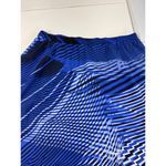 Christopher & Banks  Blue Maxi Skirt Abstract‎ Print Elastic Waist Medium Photo 3