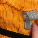 ASOS  Orange Off Shoulder Ruffled Lemon & Orange Embroidered Mini Dress Tassels 4 Photo 4