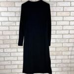 Madewell  Long Sleeve Pocket Tee Dress in Black Size XXS Photo 6