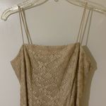 Alex Evenings NWT beige lace slip cocktail dress & sheer jacket Photo 3
