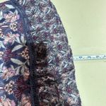 Taylor & Sage  Womens XL Floral Print Long Sleeve Blouse Top‎ Boho Purple Flowy Photo 12