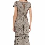 JS Collections  NWT Soutache Embroidered midi trumpet Dress,6, special occasions Photo 4