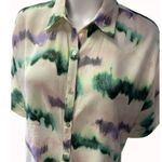 ZARA Women's Cream Multi Color Shirt & Short Set Size XS SKU 4141 Photo 1