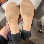 J.Crew  Suede Ankle Strap Sandals Minimalist Blue Business Casual-Size 8.5‎ Photo 4