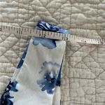 CHAPS Fit & Flare A Line Blue Floral Dress Size 8 Photo 6