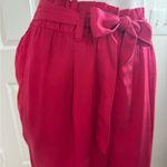 Ann Taylor Julie Red Belted Wide Leg Casual Career Dress Pants Size 6. #212 Photo 3