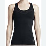 Nike Pro Hypercool Tank Top Size XS Black Mesh Base Layer Competition Racerback Photo 0