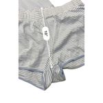 Lake Pajama Blue White Stripe Pajama Shorts Set Cotton Women’s Size Small Photo 6