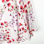 Banana Republic Floral Fluted Bell Sleeves Blouse, Size Small Photo 6