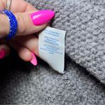 BODEN Open Front Wool Alpaca‎ Blend Long Line Cardigan Sweater Dark Gray Sz 10 Photo 5