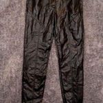 Aritza Wilfred Melina high waisted vegan leather black women's pants size 8 Photo 1