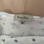 Floral Blue and White Ribbon Tube Top Size L Photo 1