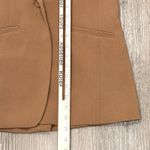 Cinq à Sept Cinq a Sept Khloe Hooded Blazer Womens 2 Tan Camel Jacket Knit Sleeve Hoodie Photo 5