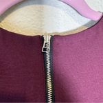 Wilfred  Aritzia Burgundy Long Sleeve Mini Dress Womens 2 Fall Casual Pockets Photo 4