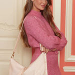Hammitt Mr. G Champagne Pink Patent Leather Slouch Hobo Bag Photo 0