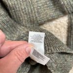 Lucky Brand  Women Knit Turtleneck Sweater Size S Green Speckled Cozy Warm Photo 5