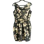 Hinge  Floral Sleeveless Dress - Black and Cream Size S Photo 1