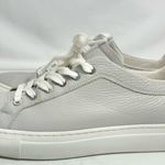M. Gemi The Palestra Gray Leather Sneakers Shoes Eu 38.5/ US 8 Photo 2