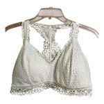 Maurice's Maurice’s Lace Racerback Bralette, Off White, Large Photo 0